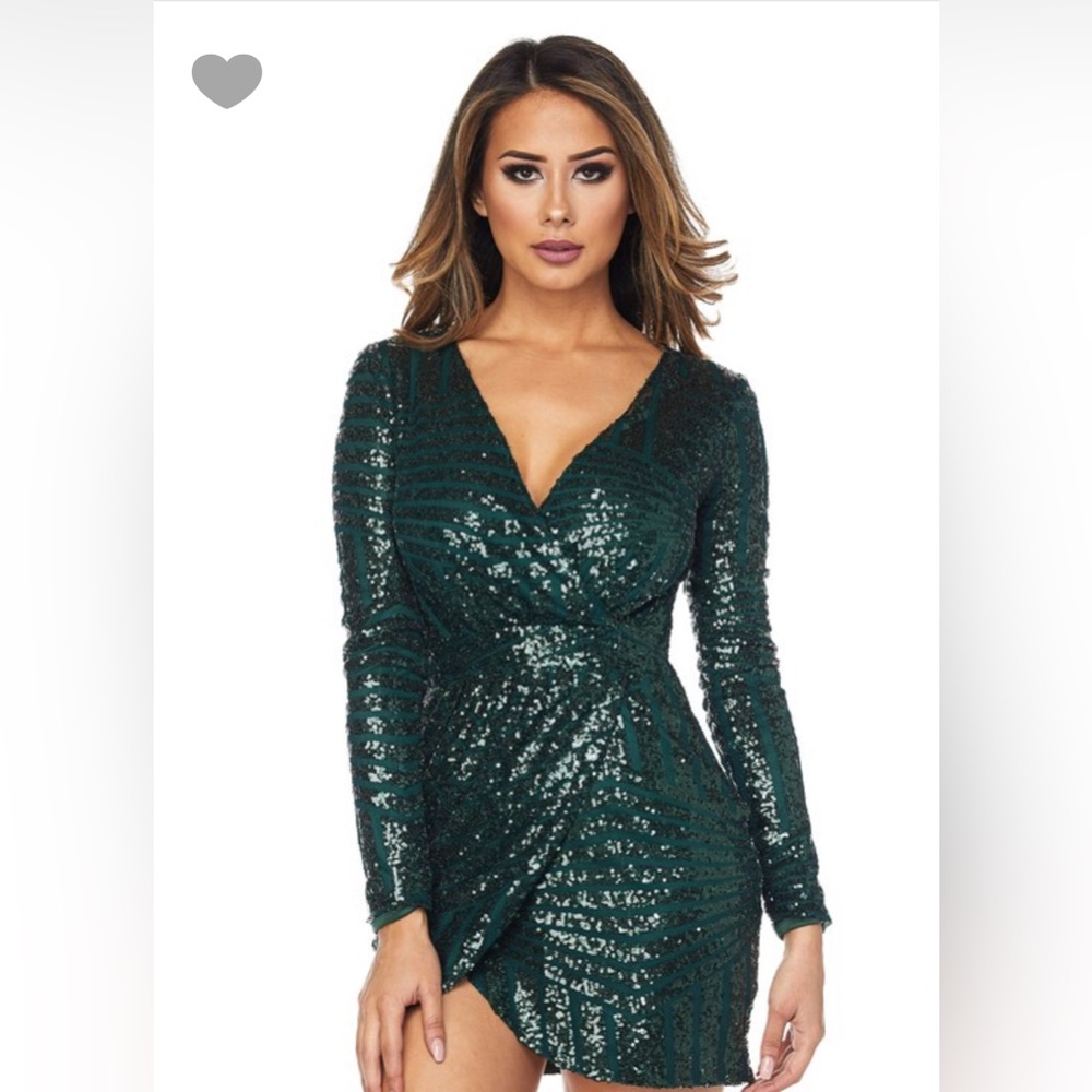 Green Sequin Dress